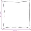 vidaXL Almohada con almohada 2 pcs 80 x 80 cm Algod&oacute;n