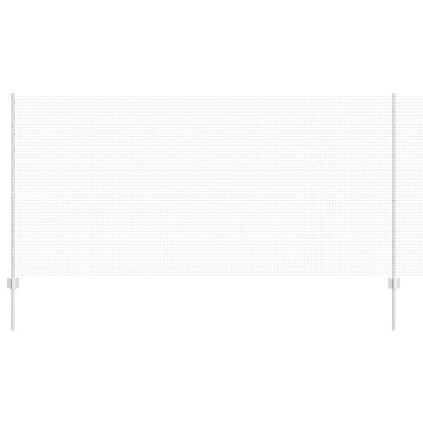 vidaXL Valla con Poste Plateado 1,2 x 50 m Acero