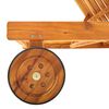 vidaXL Tumbona de jard&iacute;n con coj&iacute;n madera maciza de acacia