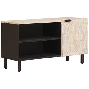 vidaXL Mueble de TV con puerta Acabado de Lavado 80 x 33 x 46 cm