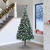 vidaXL Árbol de Navidad artificial Verde 240 cm PVC y Acero y Plástico