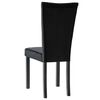 vidaXL Silla de comedor 6 unidades terciopelo negro