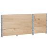 vidaXL Collares de palets 3 unidades madera maciza de pino 100x50 cm