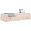 vidaXL Sof&aacute; cama de madera maciza de pino 75x190 cm