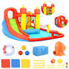 Happy Hop Castillo hinchable con tobog&aacute;n y piscina 410x385x220 cm