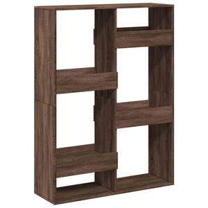 vidaXL Separador de ambientes madera marr&oacute;n roble 100x33x135 cm