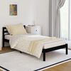 vidaXL Estructura de cama sin colchón madera de pino negro 90x200 cm