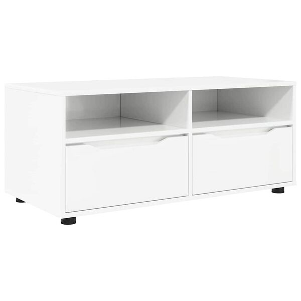 vidaXL Gabinete de TV brillante 100 x 48 x 43 cm Madera contrachapada