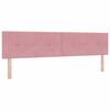 vidaXL Cama tipo Box Spring con colch&oacute;n Rosa 200 x 200 cm Terciopelo