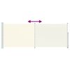 vidaXL Toldo lateral retr&aacute;ctil de jard&iacute;n crema 180x500 cm