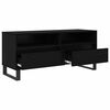 vidaXL Gabinete de TV con caj&oacute;n Roble Negro 100 x 34,5 x 44,5 cm