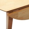 vidaXL Mesa de comedor natural madera maciza roble caucho
