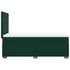 vidaXL Cama box spring con colch&oacute;n terciopelo verde oscuro 90x190 cm
