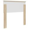 vidaXL Cabecero con cabecera Roble Sonoma 75 cm Madera contrachapada