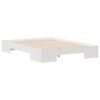 vidaXL Estructura de cama Blanco 140 x 190 cm Madera maciza de pino