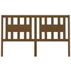 vidaXL Cabecero madera maciza de pino marrón miel 166x4x100 cm