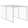 vidaXL Gallinero y corral acero galvanizado gris claro 110x1017x110 cm