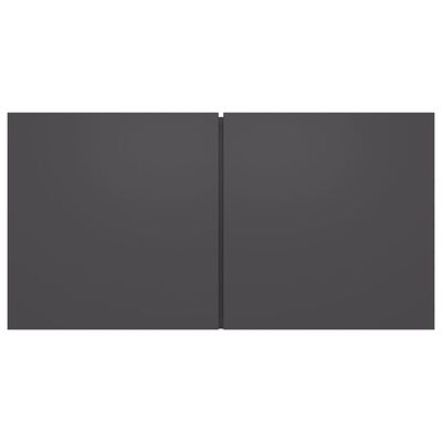 vidaXL Mueble de salón colgante gris 60x30x30 cm