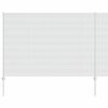 vidaXL Valla con Poste Plateado 1,6 x 10 m Acero