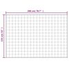vidaXL Manta con peso tela color crema claro 135x200 cm 6 kg