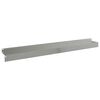vidaXL Borde de C&eacute;sped 10 pcs 100 x 10 x 8 cm Acero Plateado