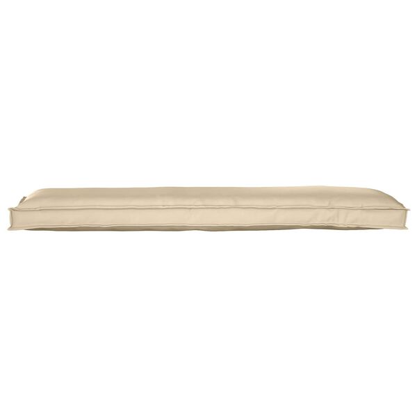 vidaXL Coj&iacute;n Beige 150 x 40 x 8 cm Tela Oxford