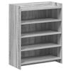 vidaXL Armario Zapatero Sonoma gris 73,5 x 36 x 92 cm