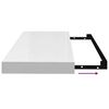 vidaXL Estante flotante de pared 4 uds MDF blanco brillo 60x23,5x3,8cm