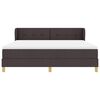 vidaXL Cama tipo Box Spring Marr&oacute;n Oscuro 180 x 200 cm tela