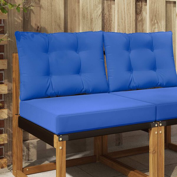 vidaXL Coj&iacute;n para sof&aacute; de exterior 2 pcs Tuquesa Poli&eacute;ster