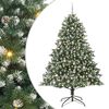 vidaXL &Aacute;rbol de Navidad artificial Verde 240 cm PVC, Pl&aacute;stico y Acero