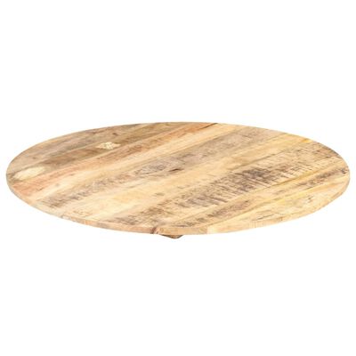 vidaXL Superficie de mesa redonda madera maciza de mango 15-16 mm 80cm