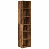 vidaXL Aparador Madera envejecida 40 x 41 x 185 cm