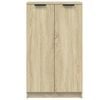 vidaXL Zapatero madera contrachapada roble Sonoma 59x35x100,5 cm