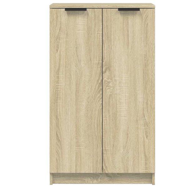 vidaXL Zapatero madera contrachapada roble Sonoma 59x35x100,5 cm