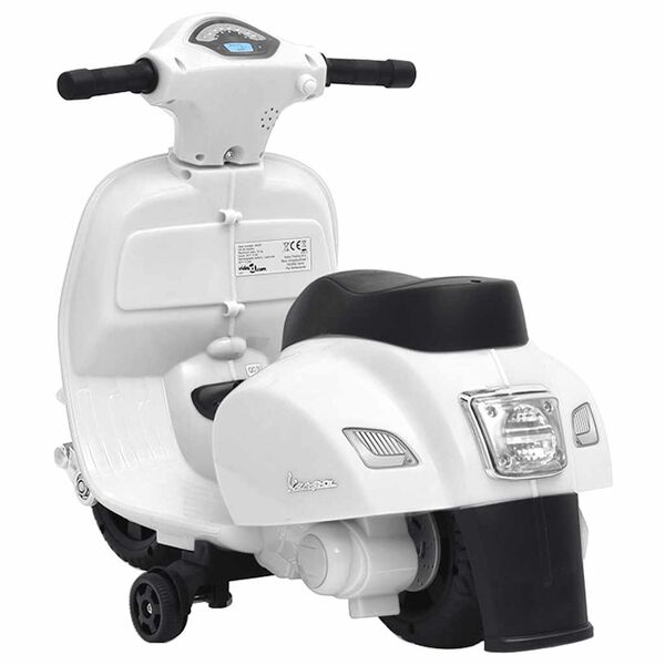 vidaXL Motocicleta el&eacute;ctrica de juguete Vespa GTS300 blanco