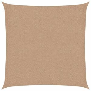 vidaXL Toldo de vela gris taupe HDPE 160 g/m&sup2; 3x3 m