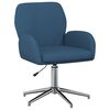 vidaXL Silla de escritorio giratoria Tela 54 x 58 x 90 cm Azul