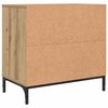 vidaXL Mesa de Noche con caj&oacute;n Roble artisan 63.5 x 36 x 61 cm