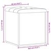 vidaXL Banco almacenaje madera ingenier&iacute;a roble artesanal 42x42x45 cm