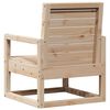 vidaXL Silla de jard&iacute;n madera maciza de pino 57,5x63x76 cm