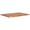 vidaXL Tablero rectangular madera de acacia borde vivo 80x60x2,5 cm