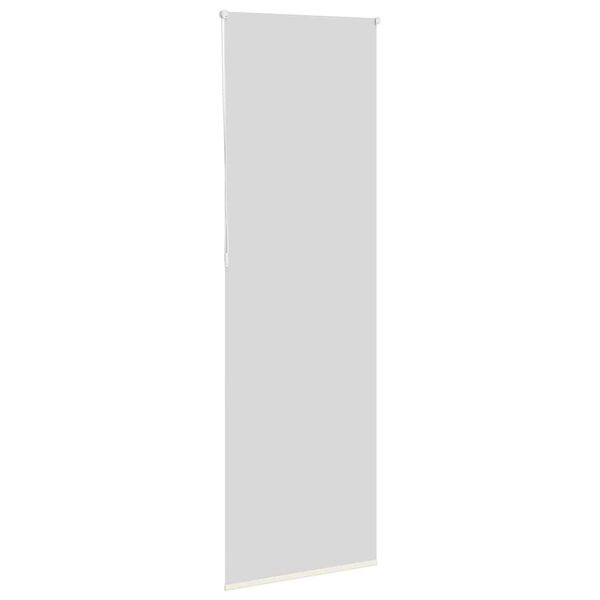 vidaXL Estor Enrollable Opaco Blanco Roto 70x230cm Tela Ancho 65,7cm