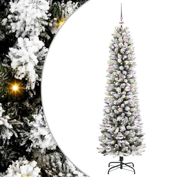 vidaXL &Aacute;rbol de Navidad artificial 150 cm PVC, Metal y Pl&aacute;stico