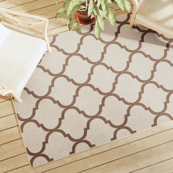 vidaXL Alfombra interior exterior pelo corto 120x180 cm