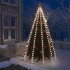vidaXL Red de luces de &aacute;rbol de Navidad 300 LEDs blanco fr&iacute;o 300 cm