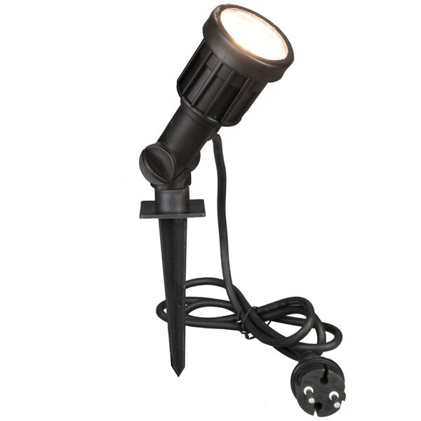 Luxform Focos LED de jard&iacute;n Dominica 2 unidades negras LUX9522D.01