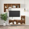 vidaXL Conjunto de mueble de TV Madera Vieja 37 x 37 x 107 cm