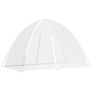 vidaXL Mosquitera con puertas Mongolia 220 malla blanco 200x200x130 cm