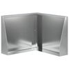 vidaXL Muro de Contenci&oacute;n 50 x 50 x 50 cm Acero Galvanizado Plateado